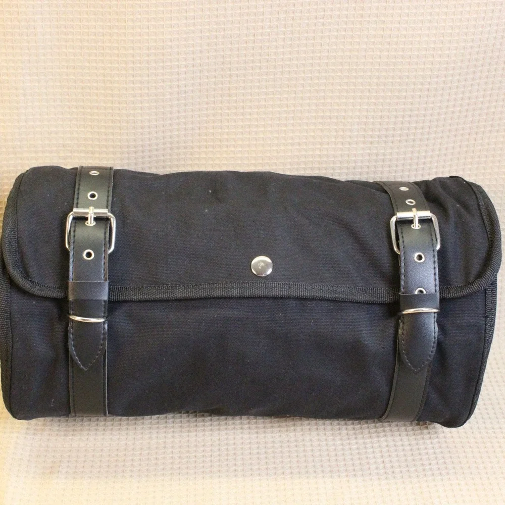 Harley-Davidson Motorcycle Travel Pack Accessories Black Canvas Biker Gorpcore